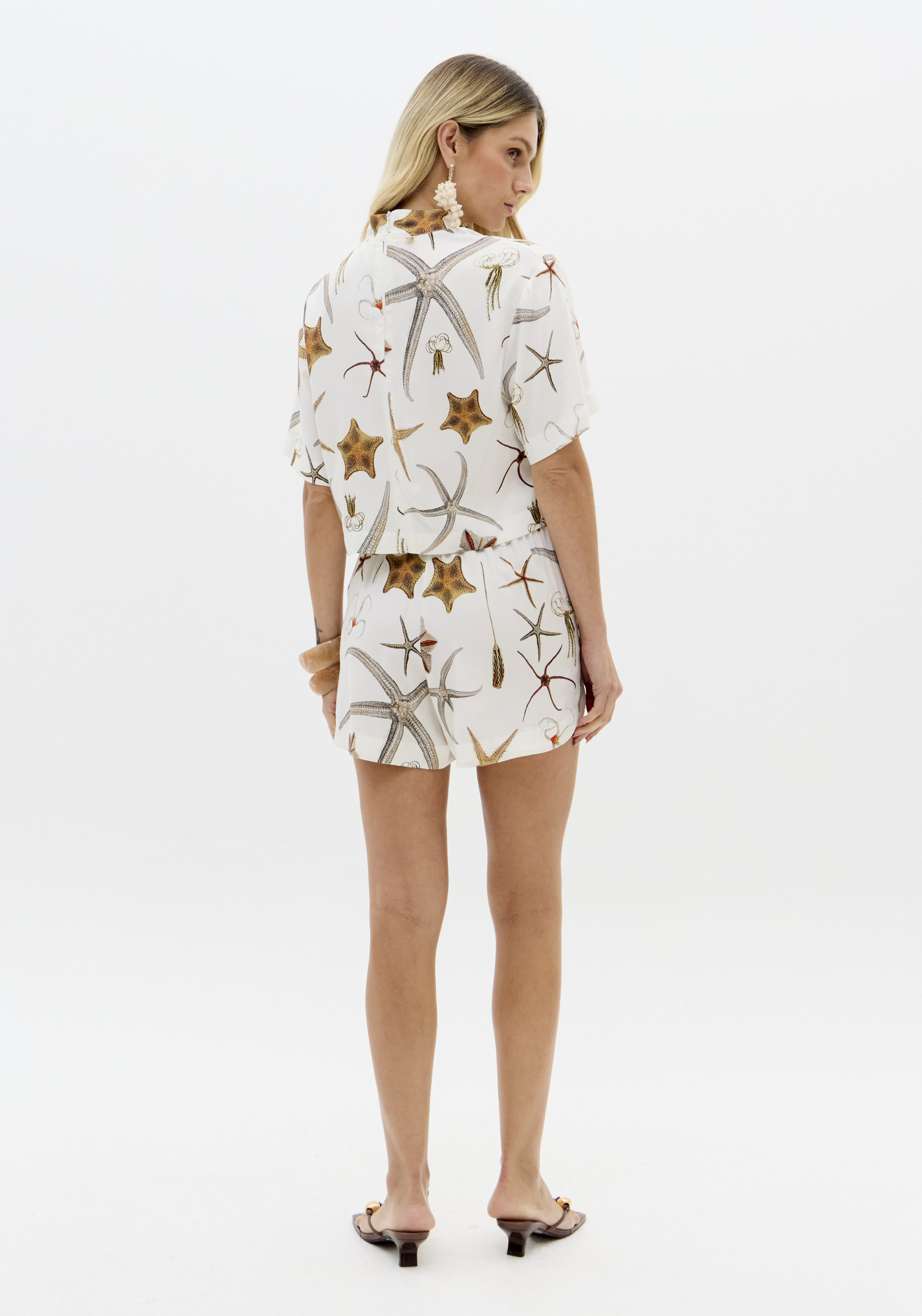 Calções STARFISH Branco - Lança Perfume 4