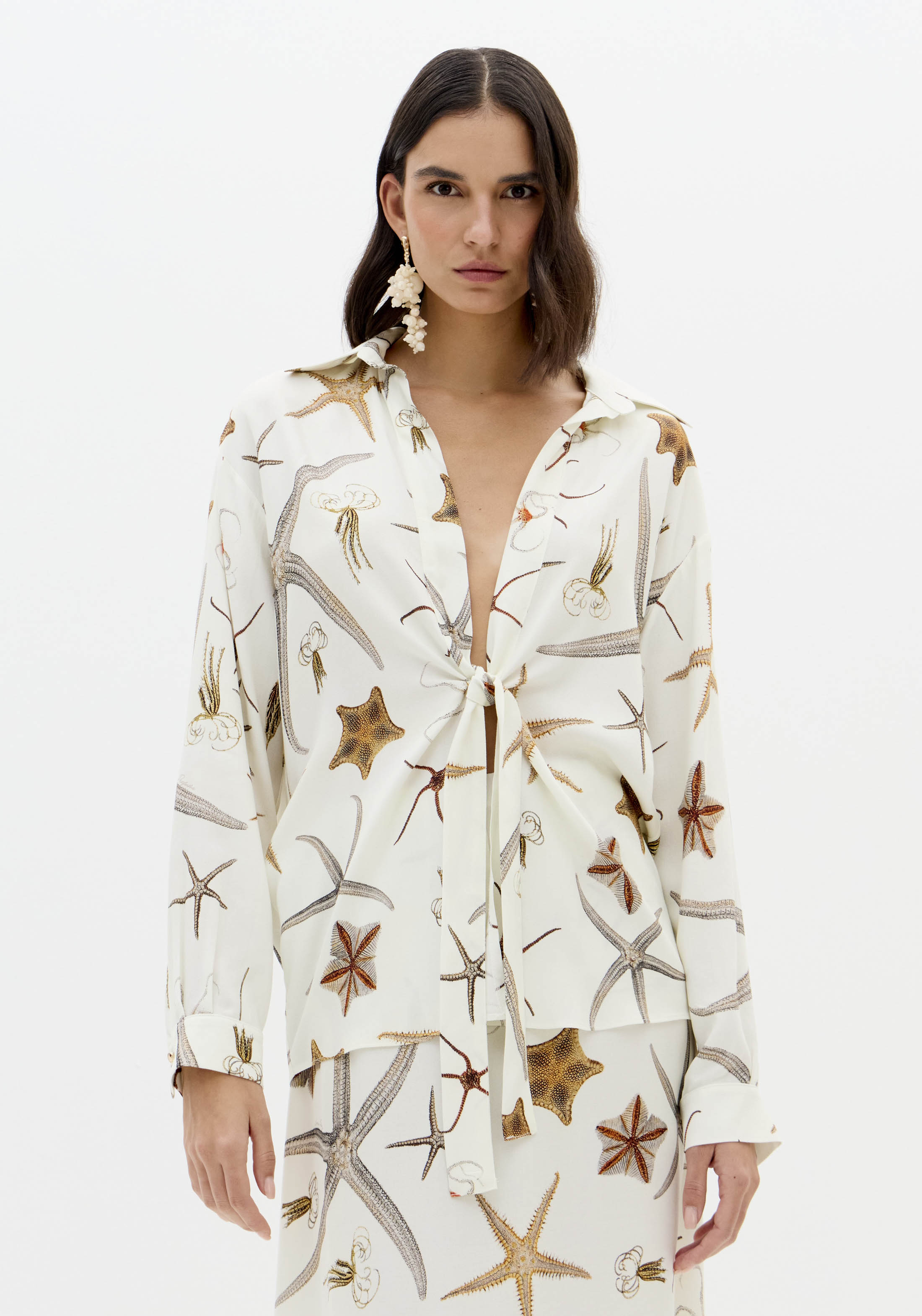 Blusa STARFISH Branco - Lança Perfume 1
