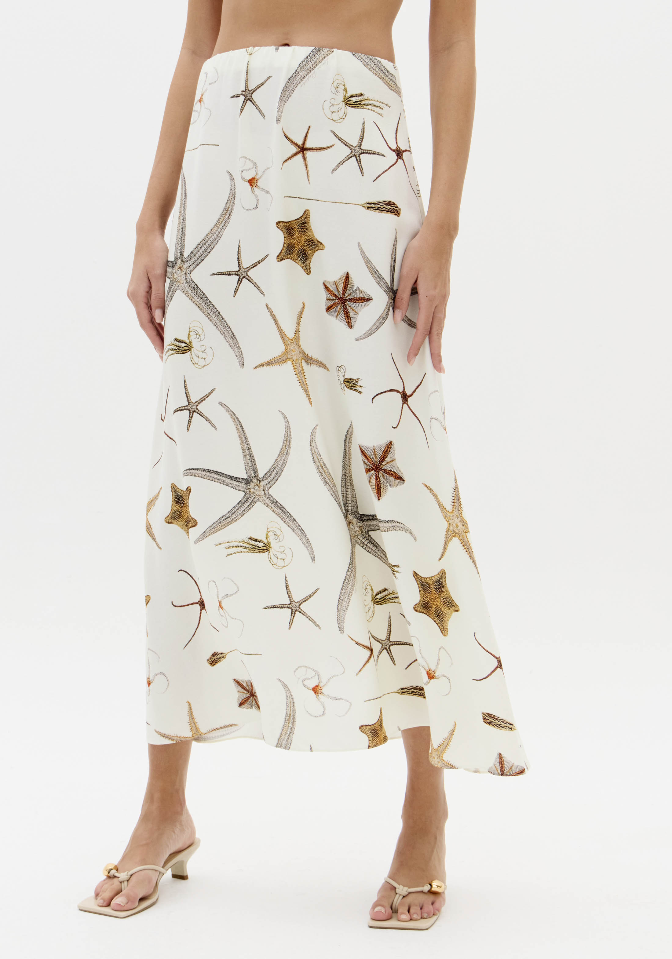 Saia Comprida STARFISH Branco - Lança Perfume 1