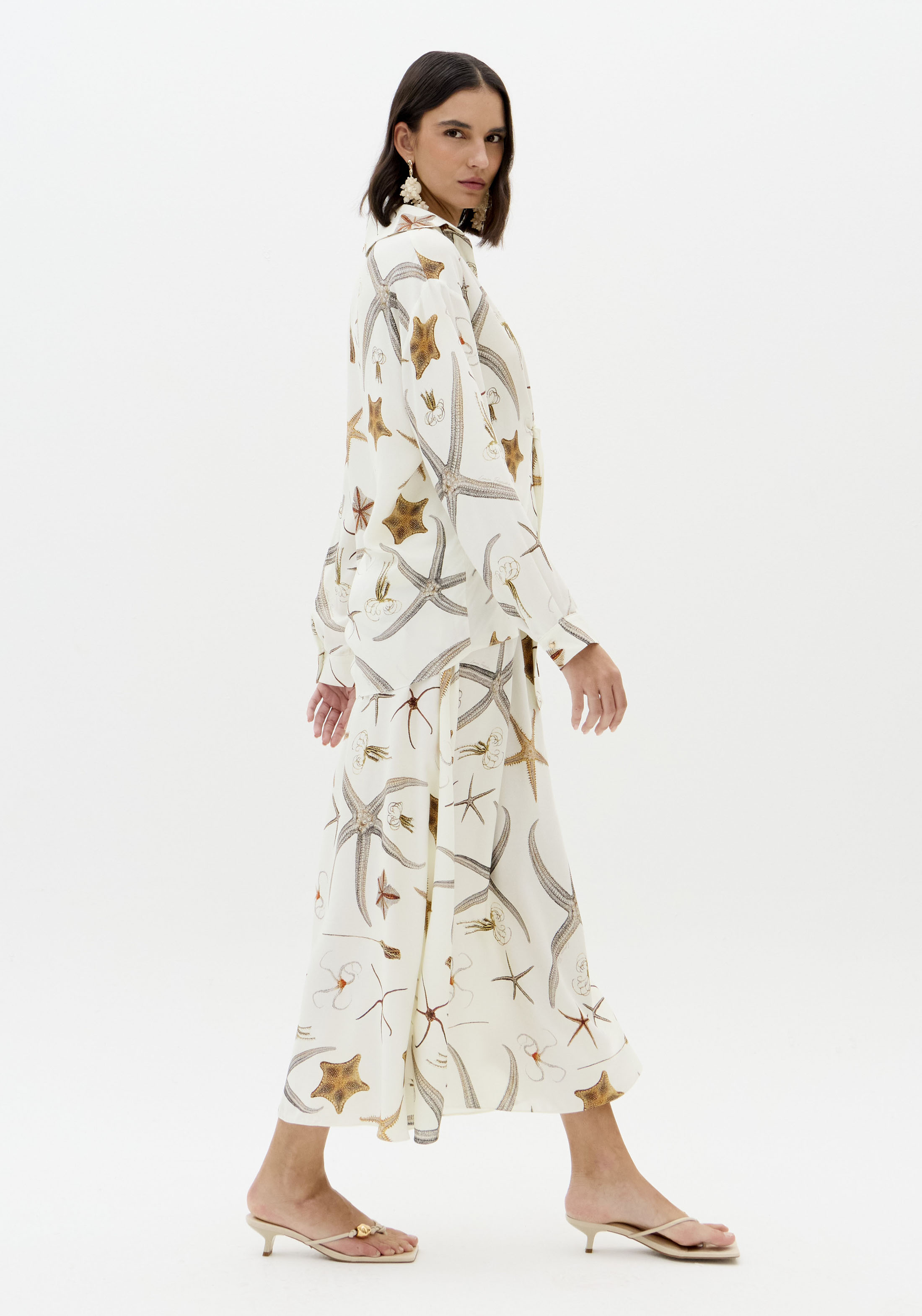 Saia Comprida STARFISH Branco - Lança Perfume 3