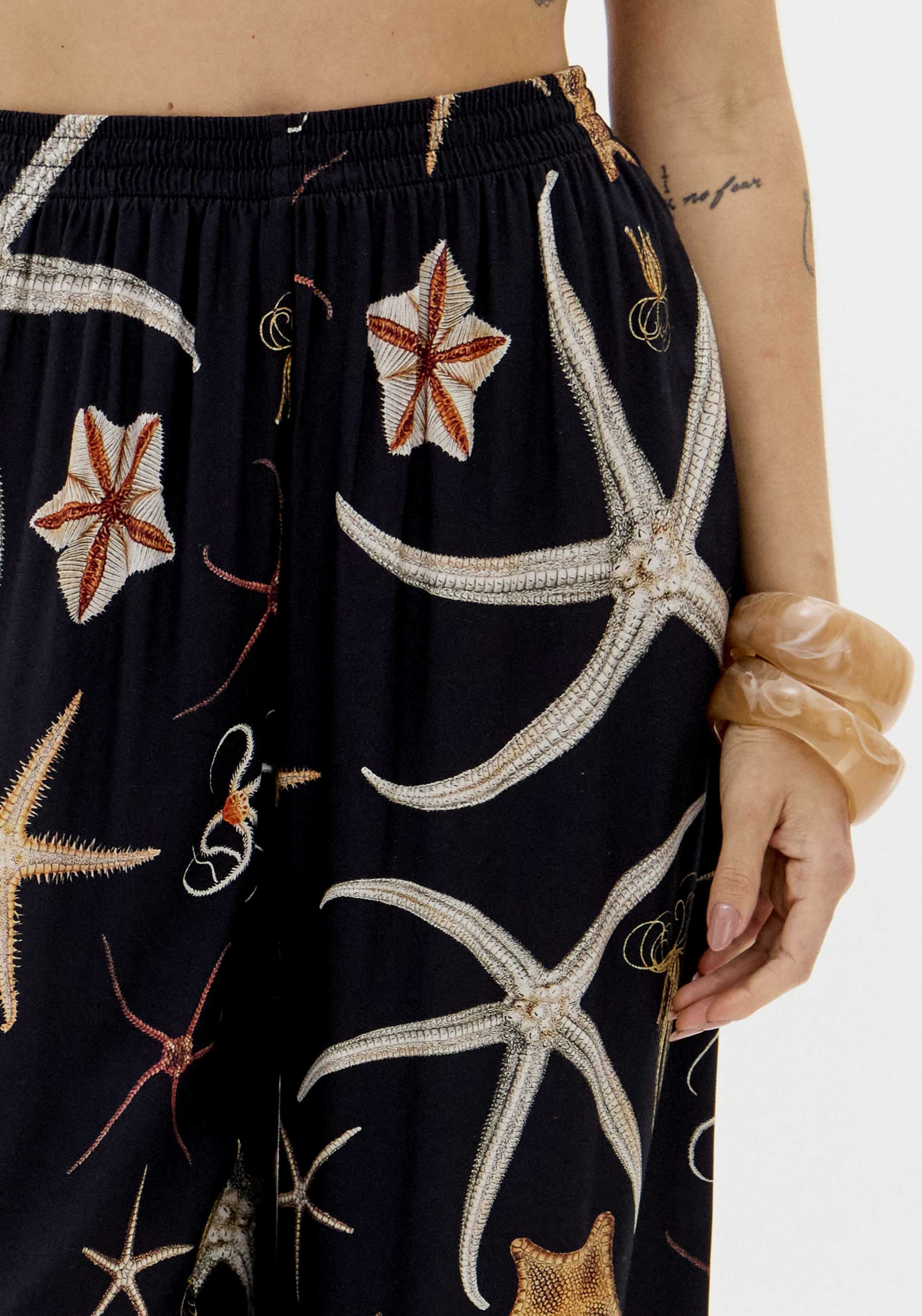 Calças Largas STARFISH Preto - Lança Perfume 5