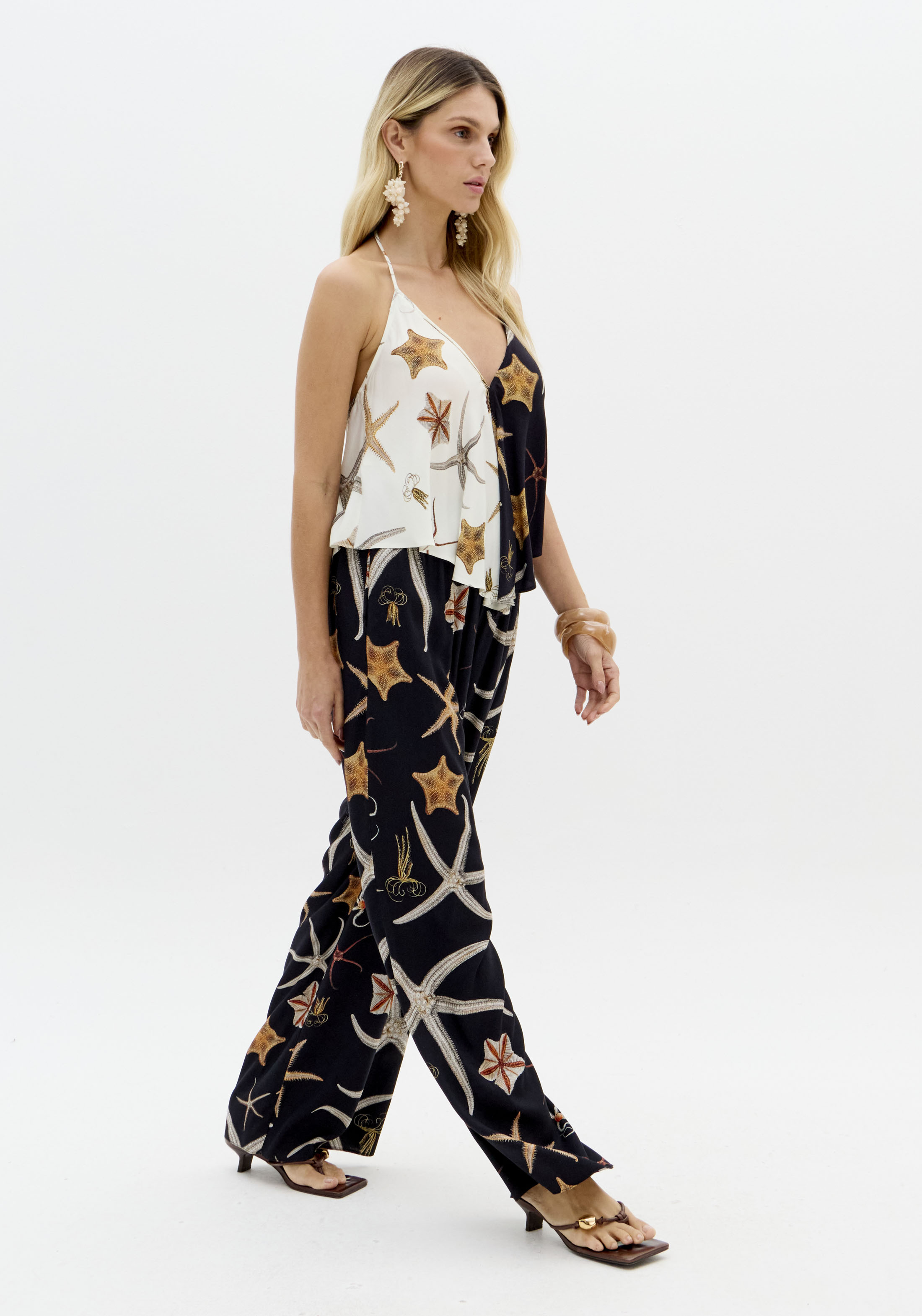 Calças Largas STARFISH Preto - Lança Perfume 2