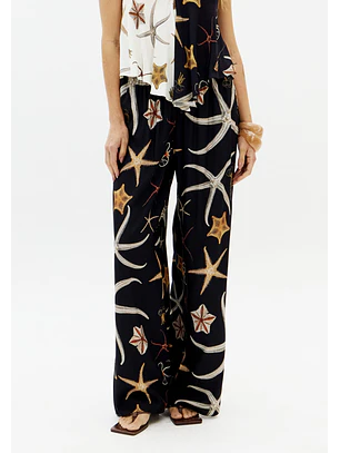 Calças Largas STARFISH Preto - Lança Perfume