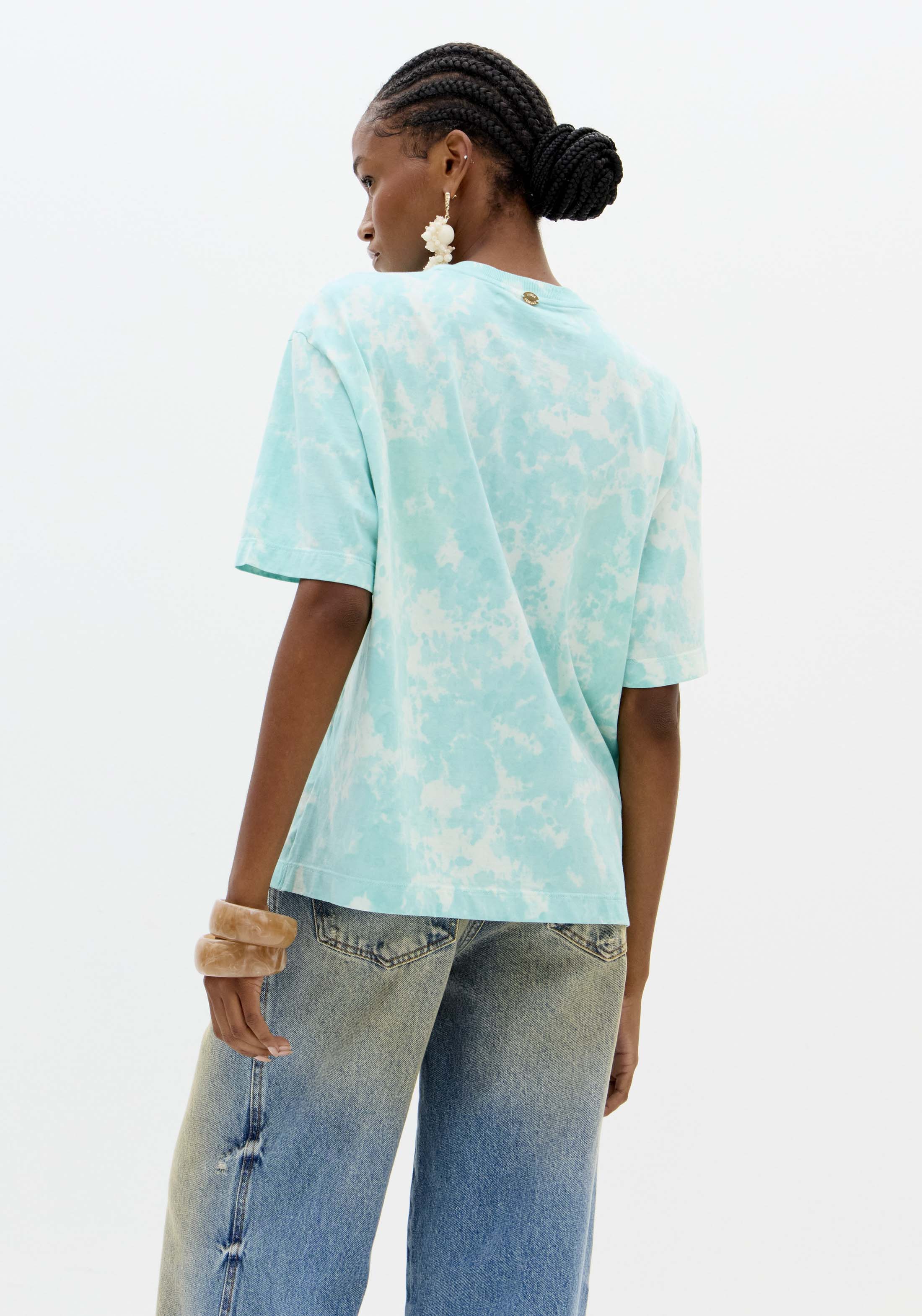 T-shirt Tie Dye Sol Azul - Lança Perfume 5