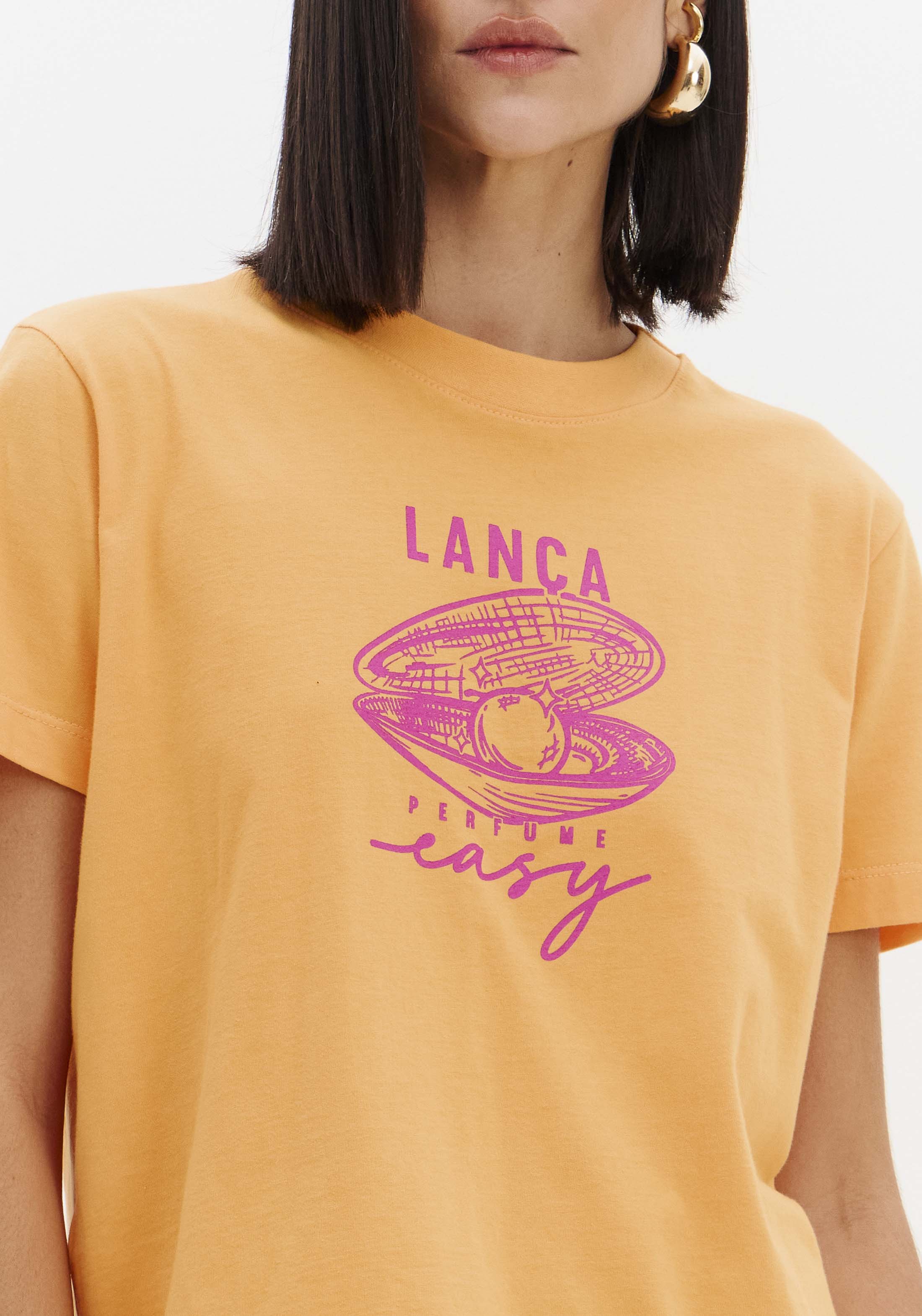 T-shirt Ostra Laranja -  Lança Perfume  3