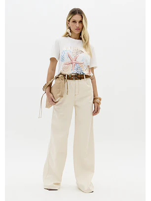 T-shirt Estrela do Mar Branco - Lança Perfume