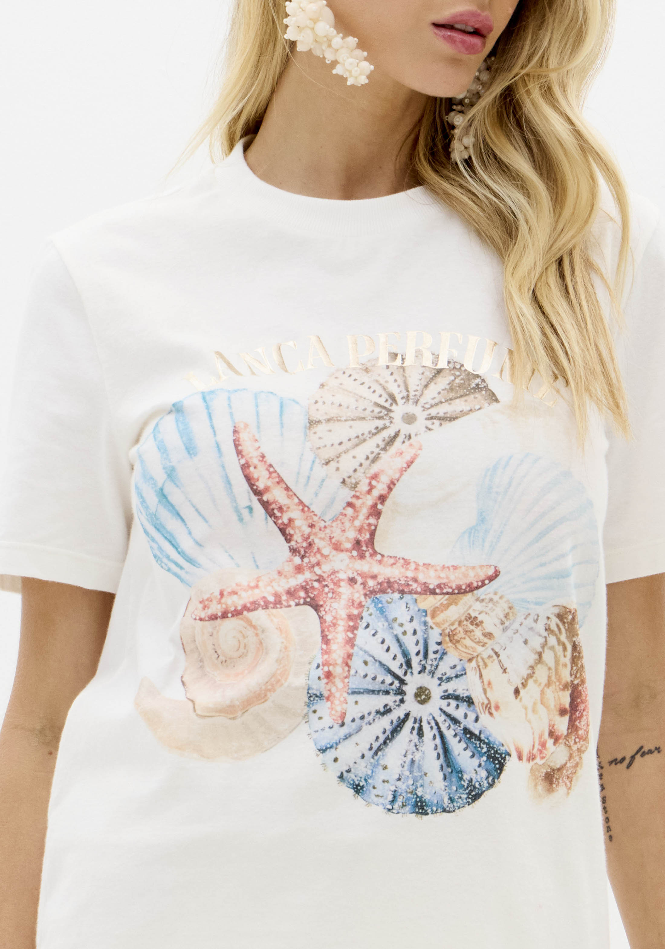 T-shirt Estrela do Mar Branco - Lança Perfume 4