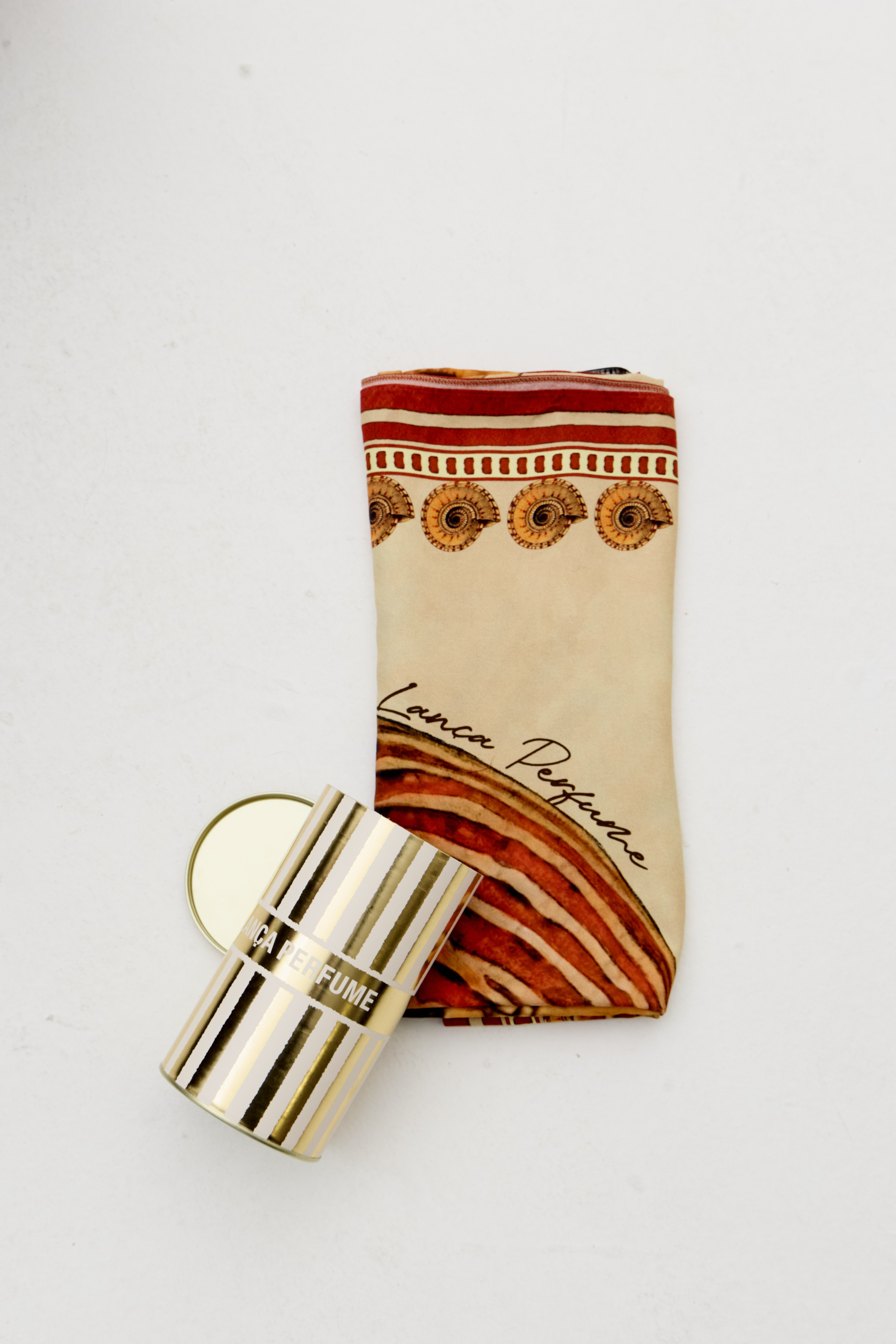 Pareo Lenço SHELLIS Bege - Lança Perfume  4