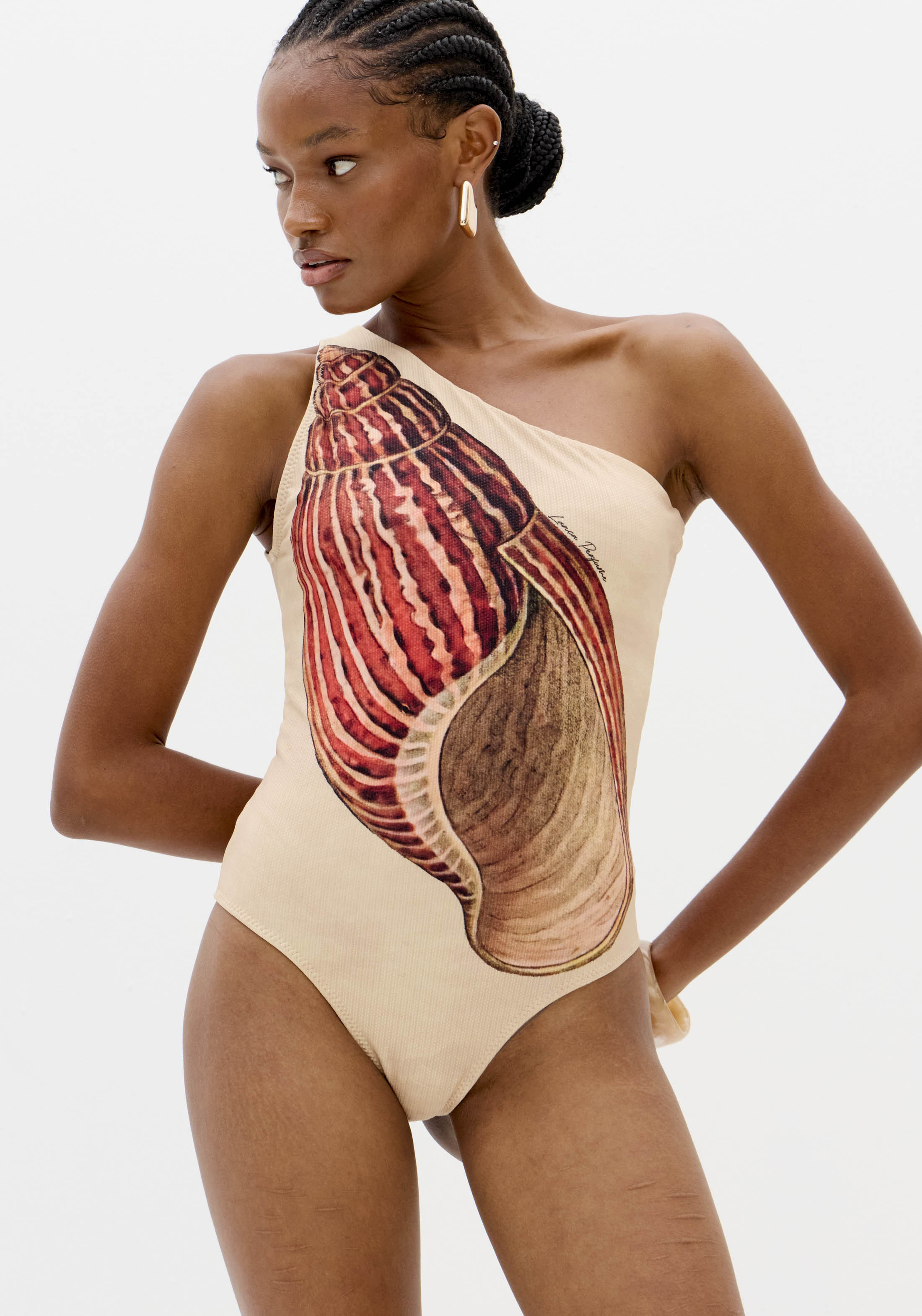 Fato de Banho SHELLIS Bege - Lança Perfume  1