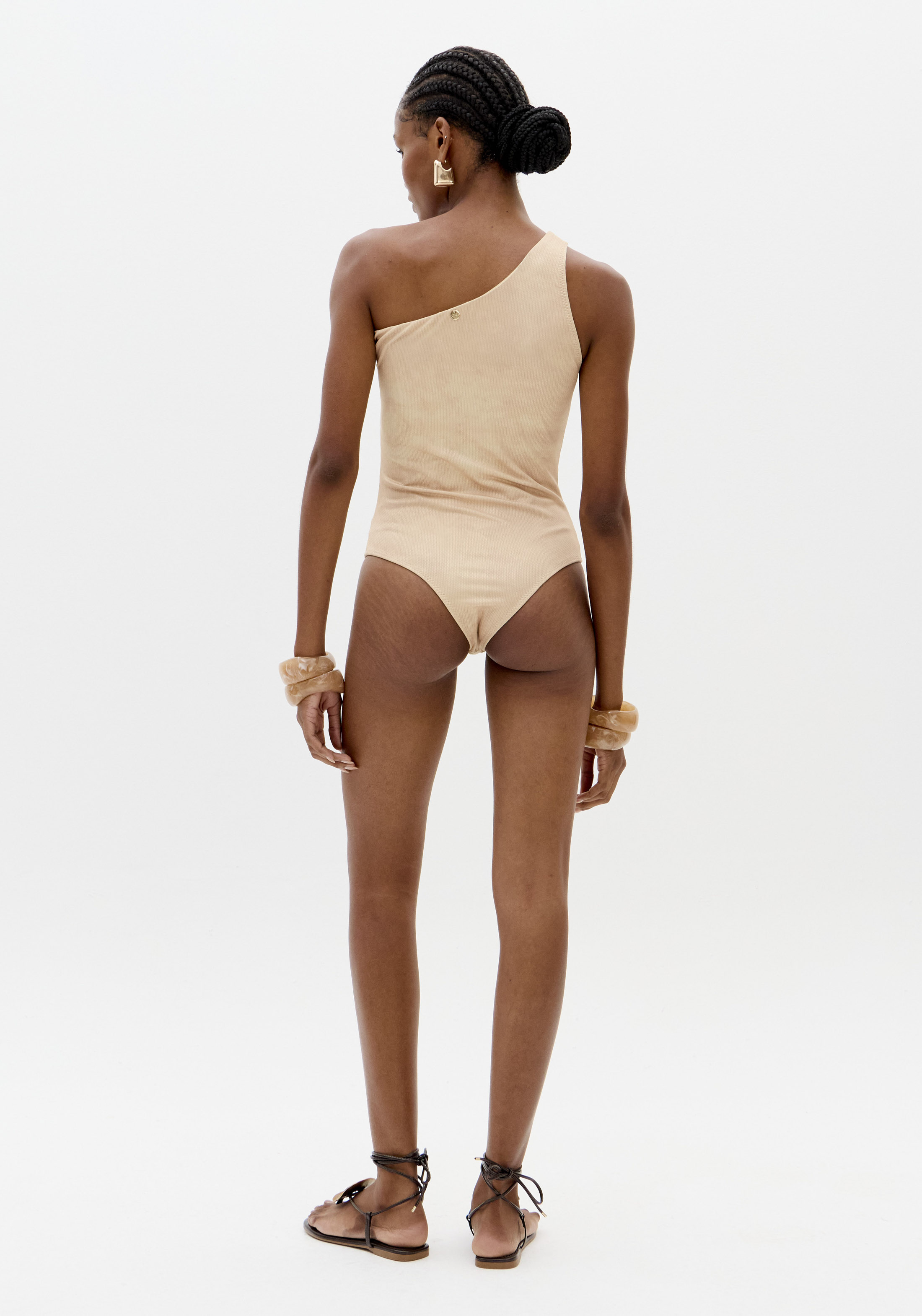 Fato de Banho SHELLIS Bege - Lança Perfume  5