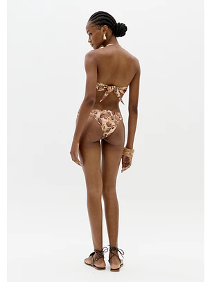 Biquíni Estampado SHELLIS Bege - Lança Perfume 