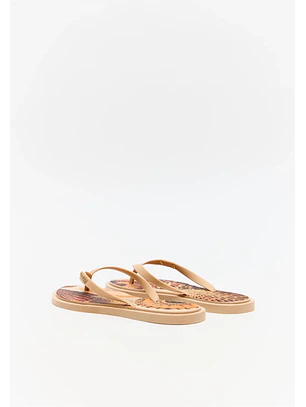 Chinelo Estampado SHELLIS Bege - Lança Perfume 