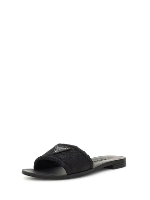 Chinelo Rasteiro ELYSONE Preto - Guess 
