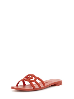 Chinelo Rasteiro ELYHO2 Vermelho - Guess