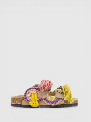 Chinelo EBK-02 Rosa e Amarelo - NAN-KU