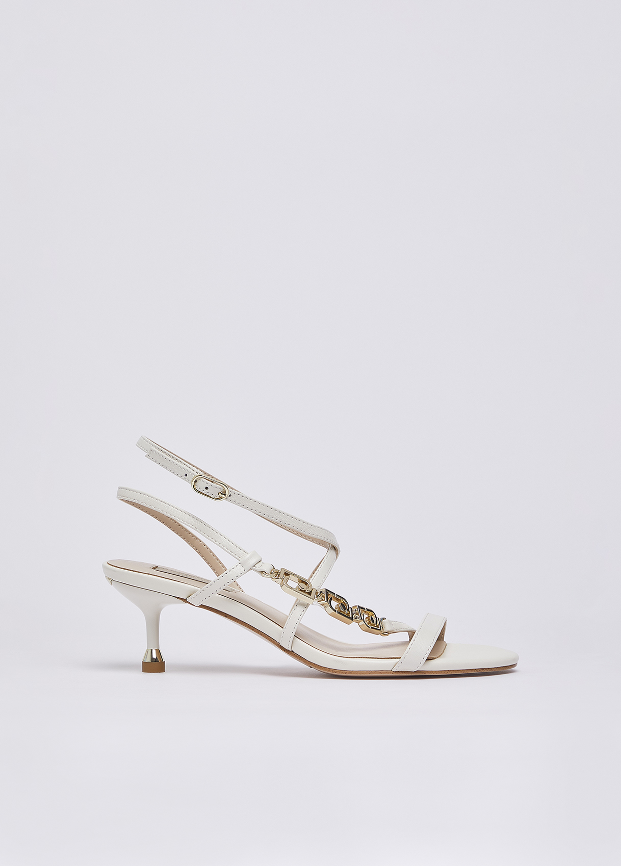 Sandália de Salto Baixo TESS 04 Branco - Liu Jo 1