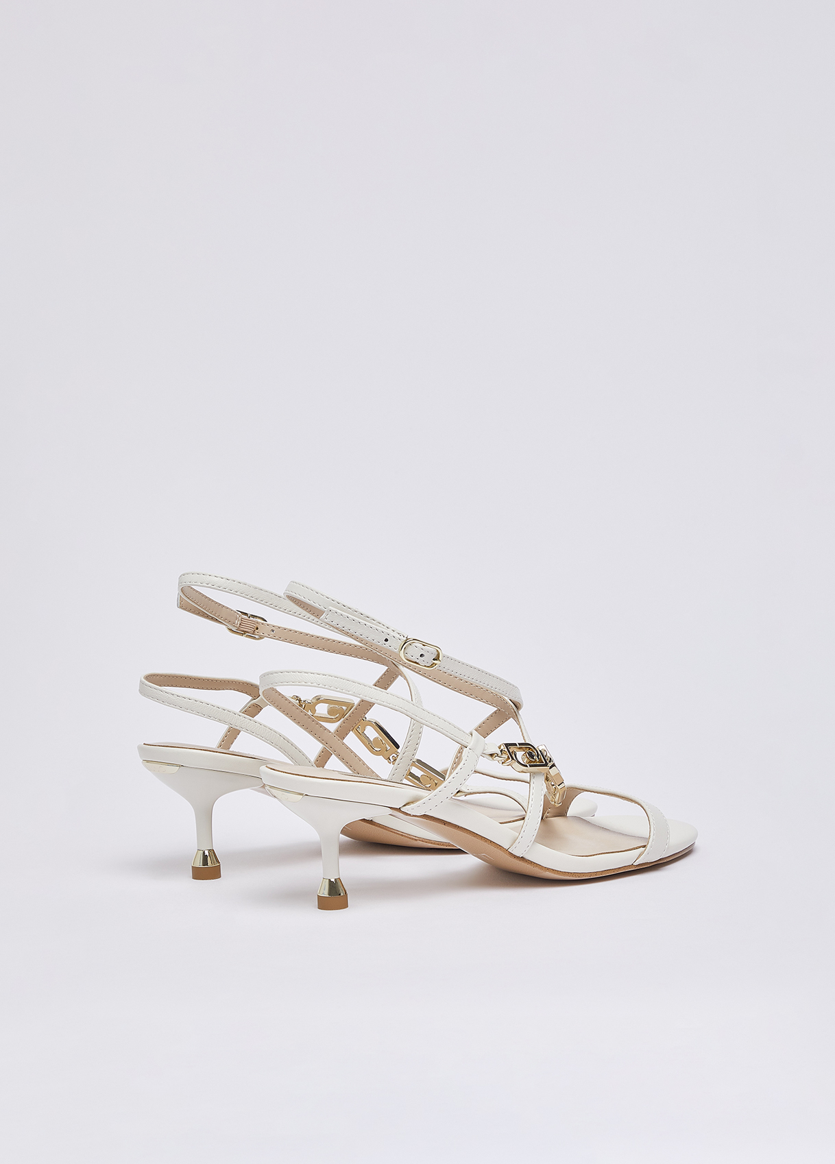 Sandália de Salto Baixo TESS 04 Branco - Liu Jo 2