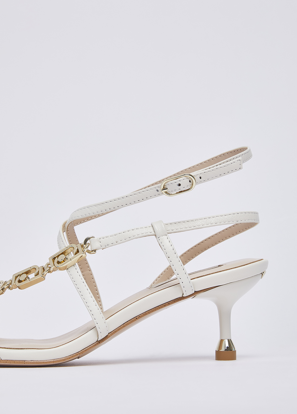 Sandália de Salto Baixo TESS 04 Branco - Liu Jo 4