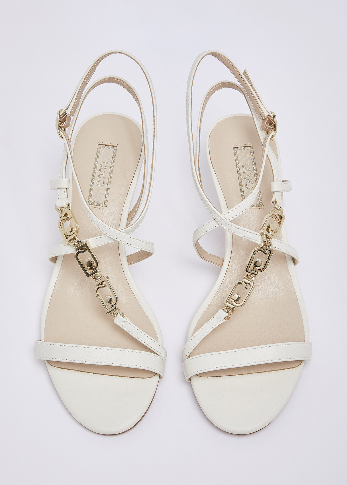 Sandália de Salto Baixo TESS 04 Branco - Liu Jo 6