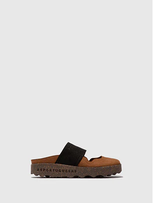 Mule Cana Camel e Preto - AsPortuguesas 