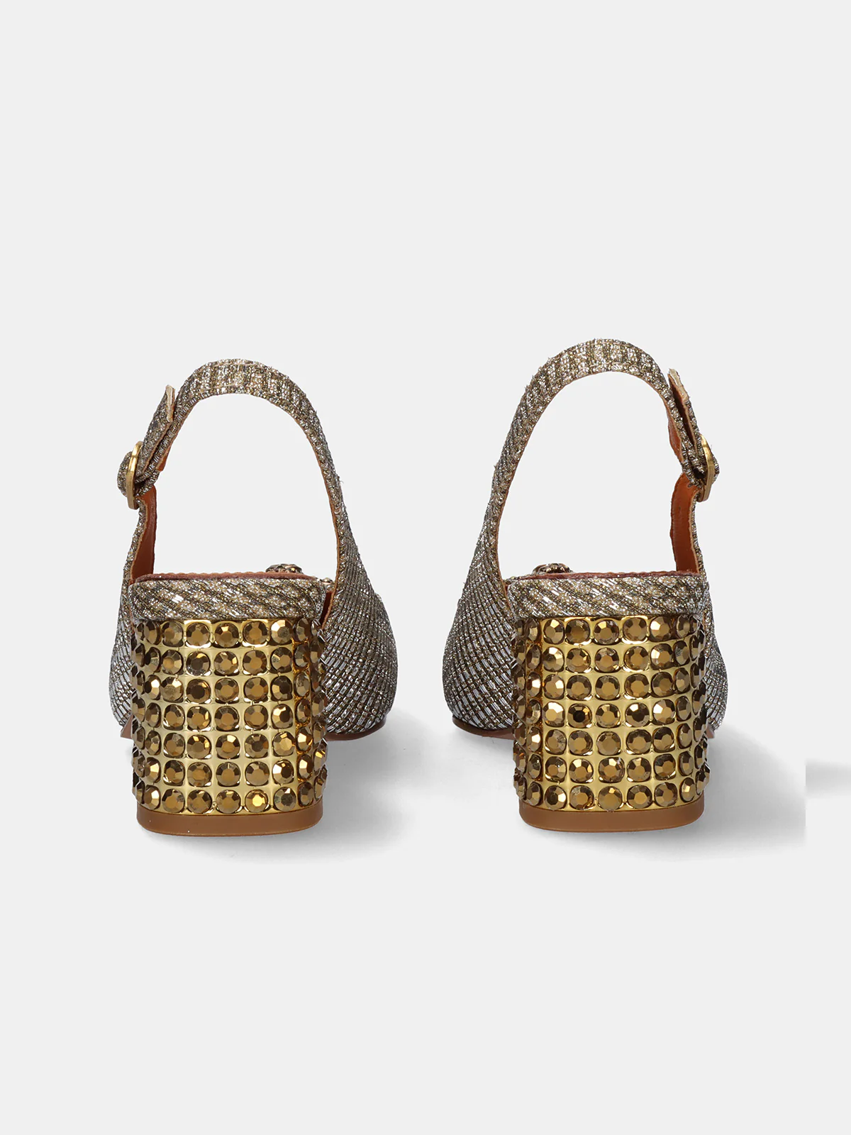 Sapato com Brilho Nadine-310 Dourado - EXÉ  4