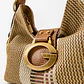 Mala de Ombro Pequena CAMDEN Rafia Camel - Guess - thumbnail 6
