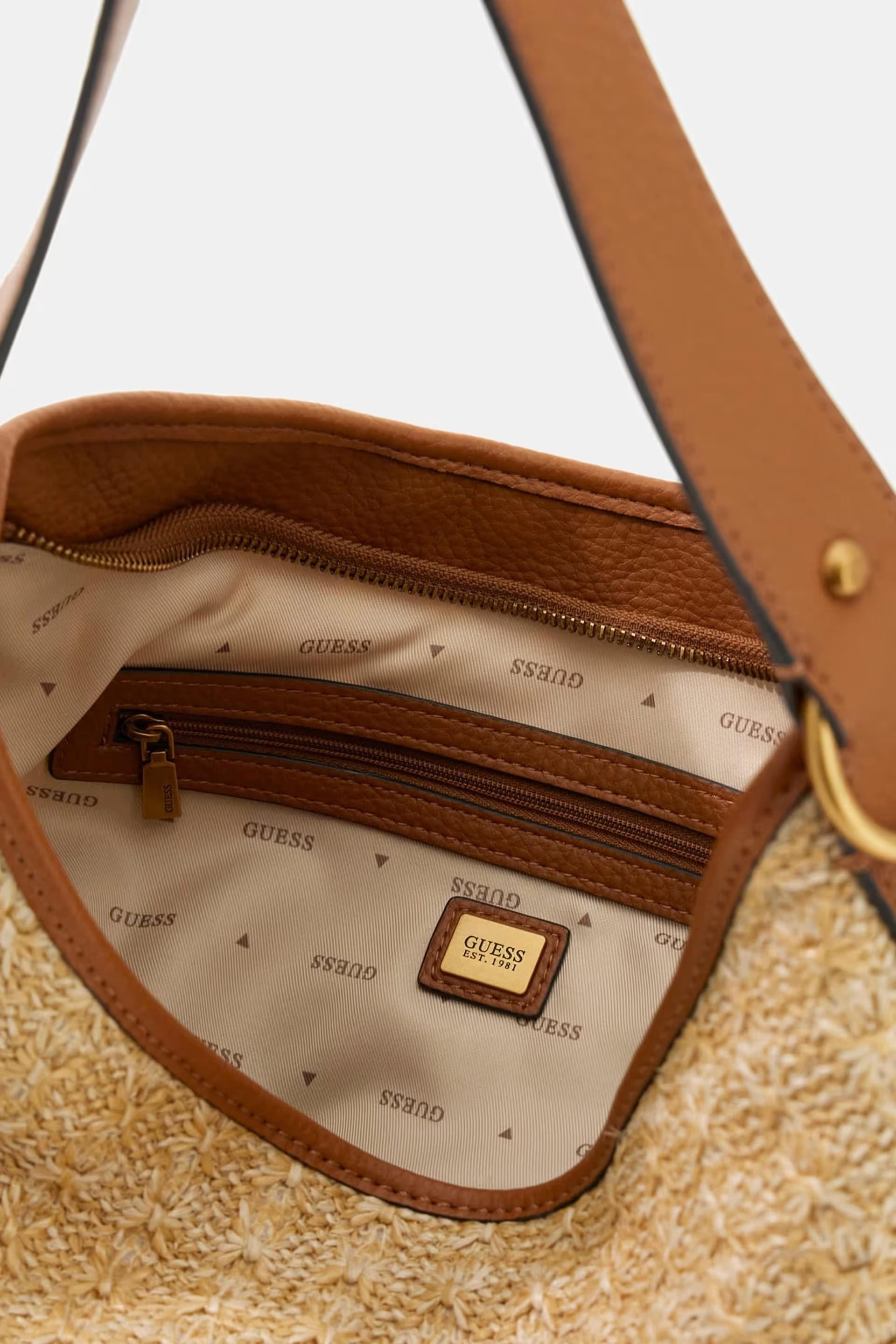 Mala de Ombro CAMDEN Ráfia - Guess   3