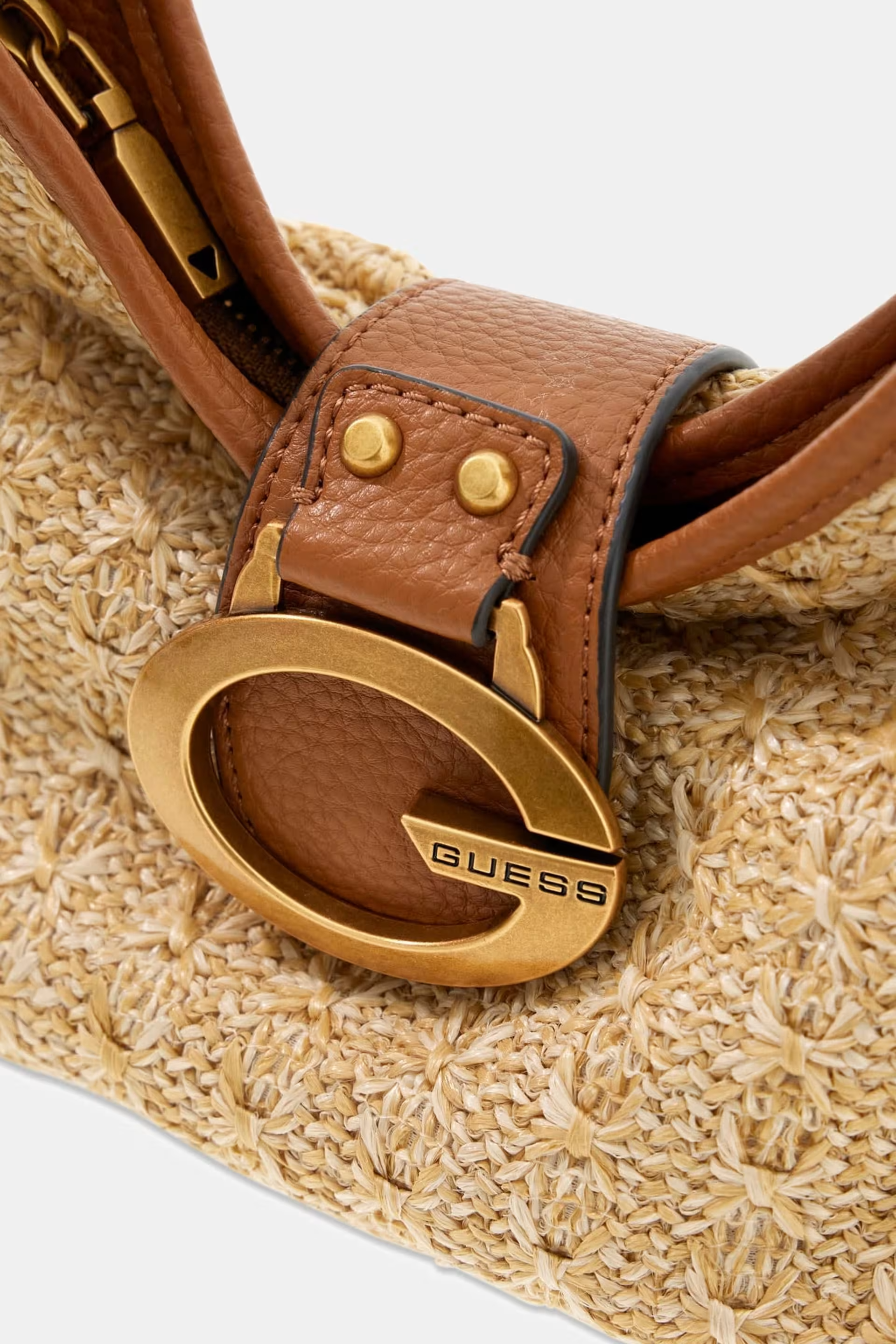 Mala de Ombro Pequena CAMDEN Ráfia - Guess   3