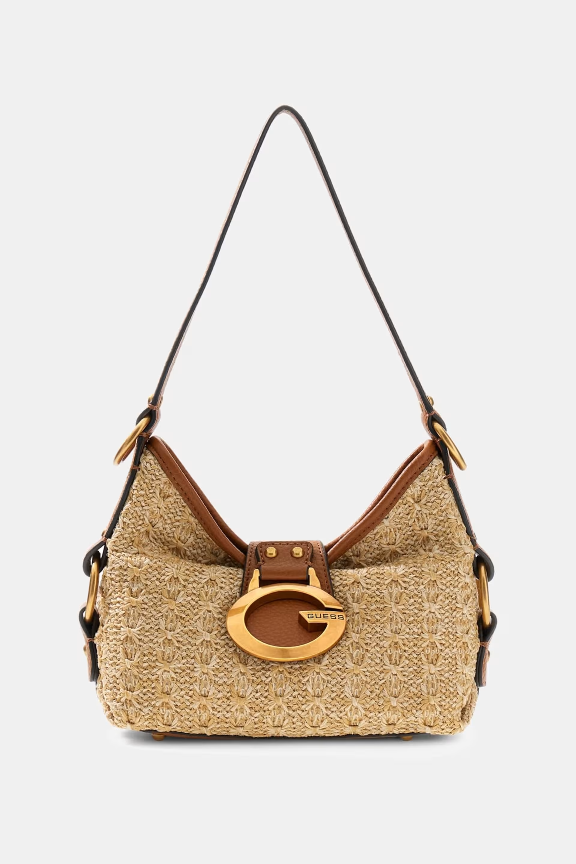 Mala de Ombro Pequena CAMDEN Ráfia - Guess   1