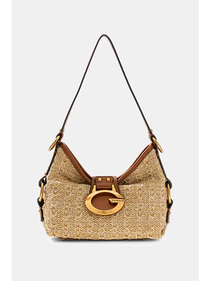 Mala de Ombro Pequena CAMDEN Ráfia - Guess  