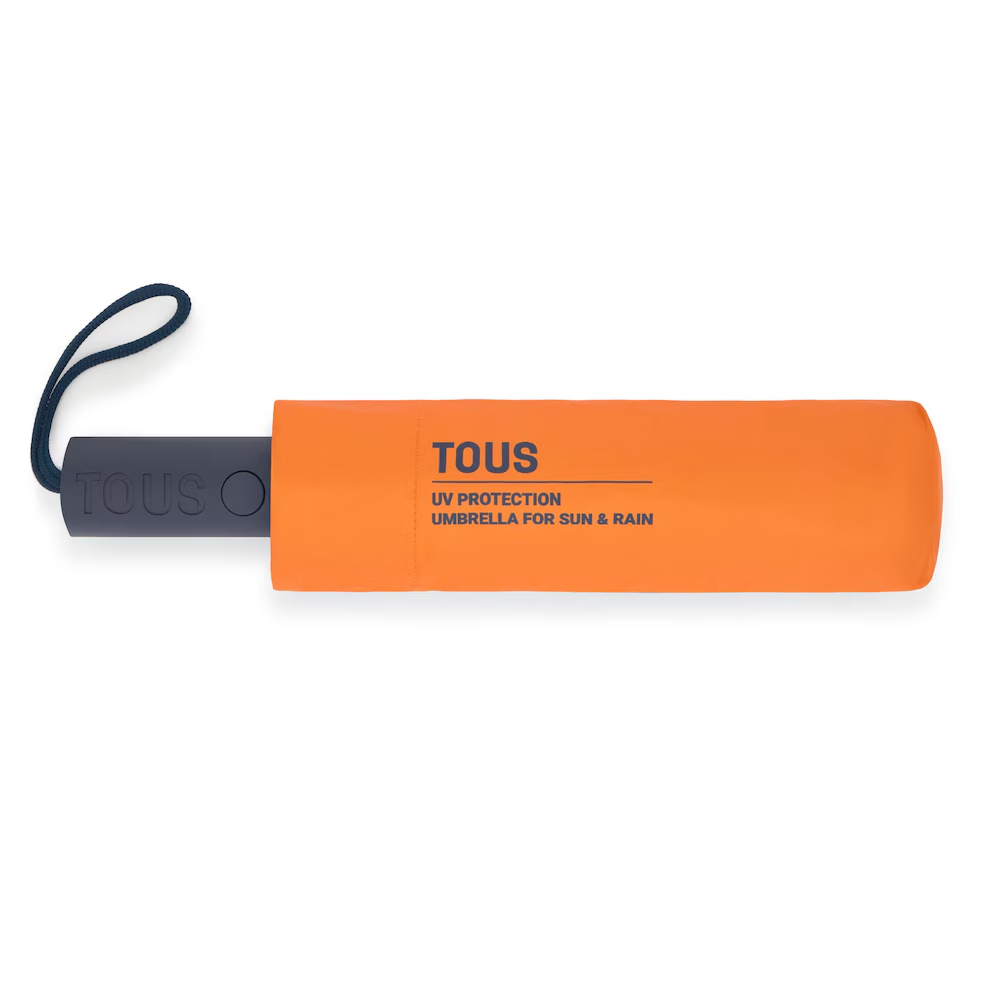 Guarda Sol e Chuva Riscas Coloridas Laranja - Tous  4