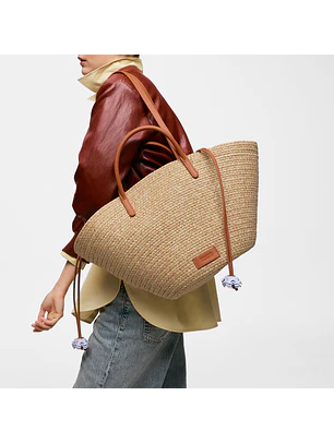 Cesta de Ombro SUMMER HOLIDAYS em Ráfia - Tous 