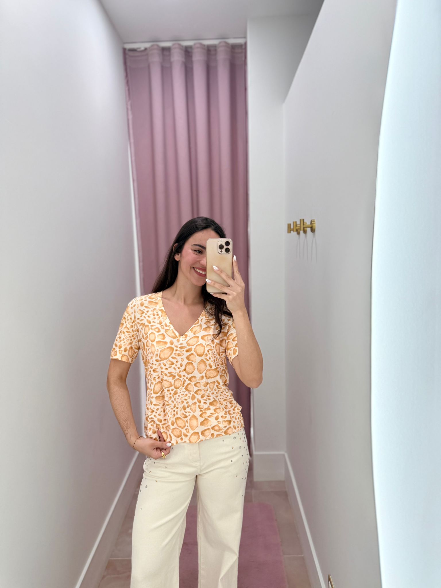 T-shirt Conchas TURTLE Bege - Lança Perfume 3