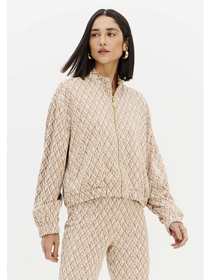 Casaco Monograma Bege - Lança Perfume