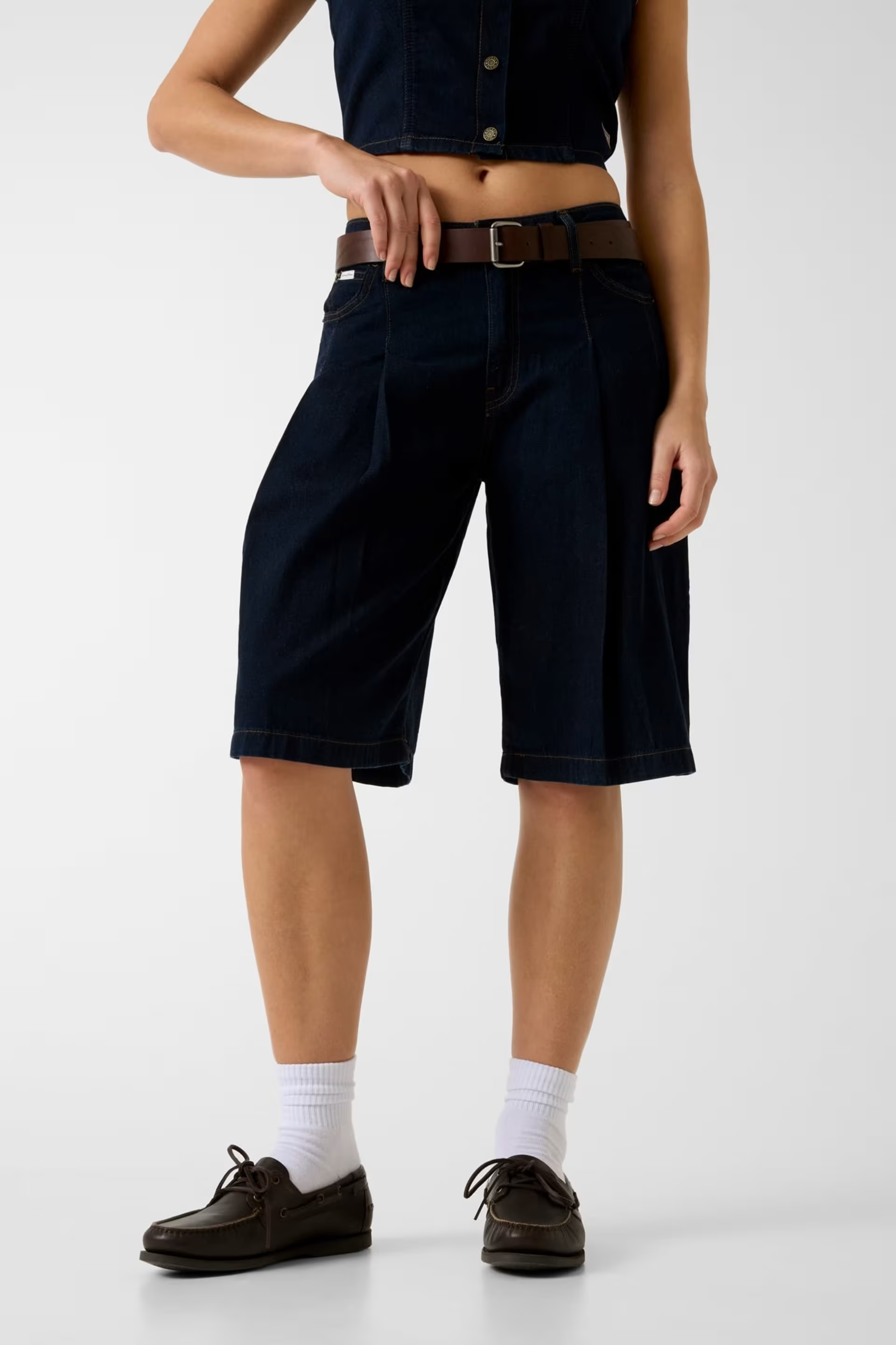 Calções Compridos Ganga Escura - Guess  1