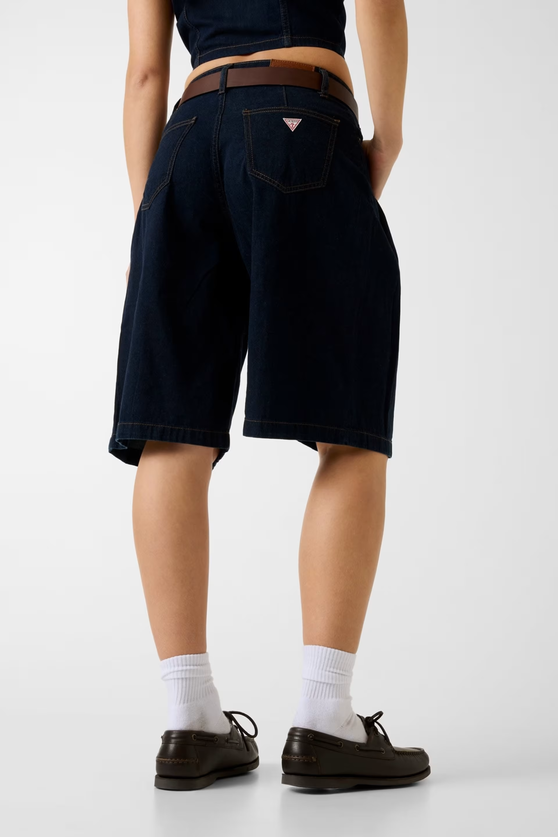 Calções Compridos Ganga Escura - Guess  2