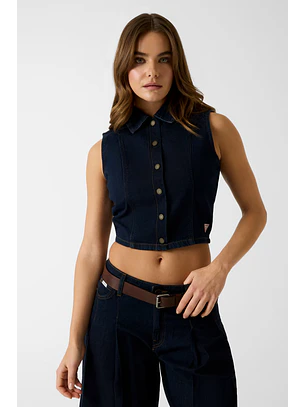 Colete em Ganga Escura - Guess