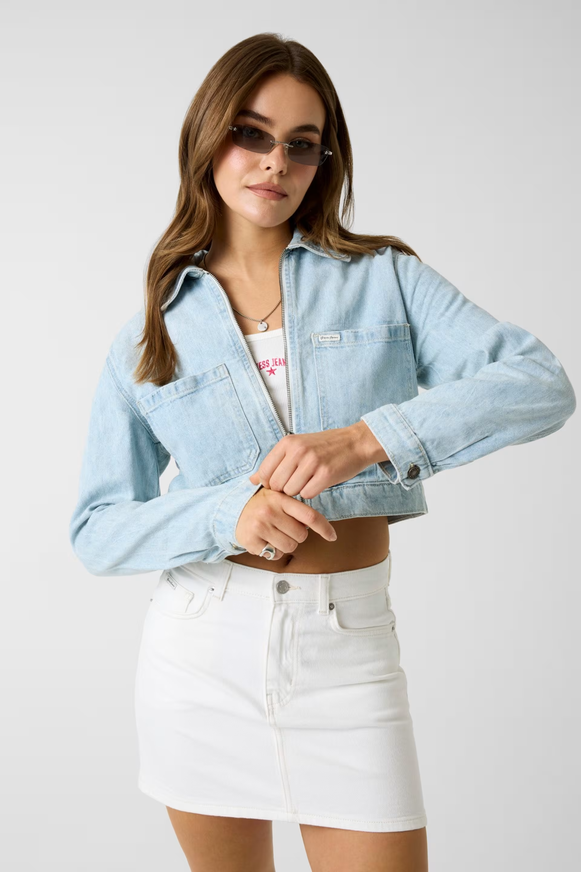 Casaco Camisa Ganga Clara - Guess  1