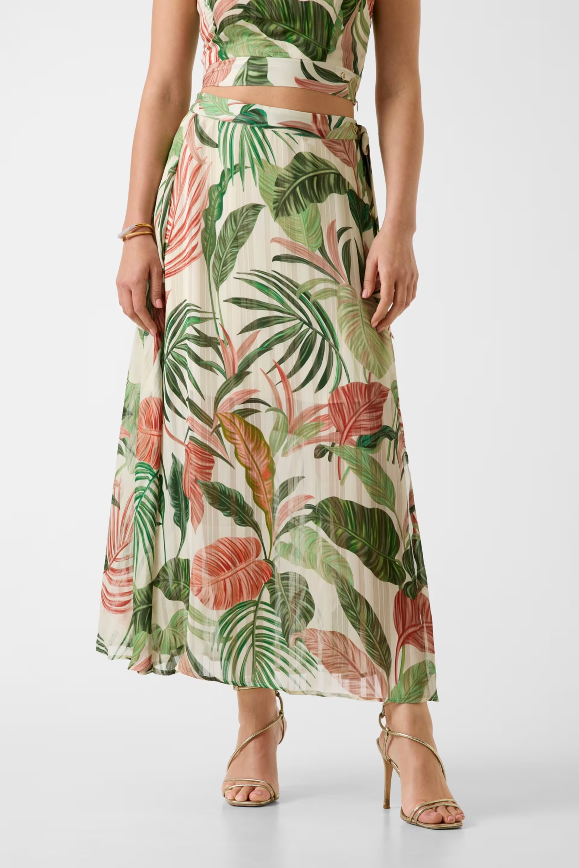 Saia Comprida NEW ROMANA Jungle Verde - Guess  1