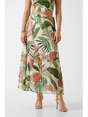 Saia Comprida NEW ROMANA Jungle Verde - Guess 