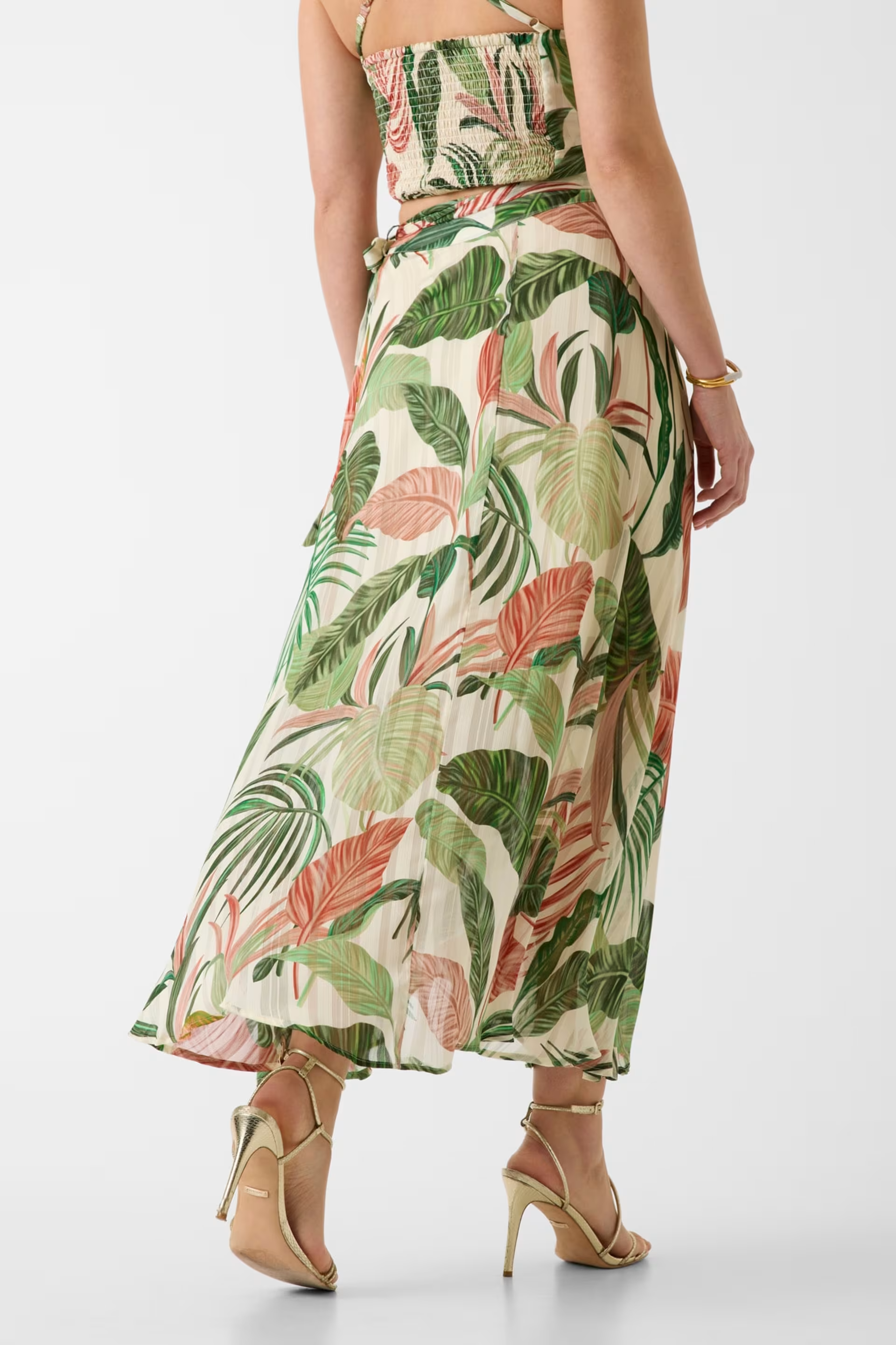 Saia Comprida NEW ROMANA Jungle Verde - Guess  5