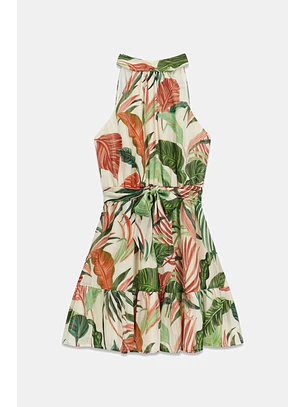 Vestido Curto DANIELE Jungle Verde - Guess