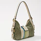Mala de Ombro Pequena CAMDEN Rafia Verde - Guess - thumbnail 6
