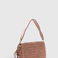 Crossbody Mala Retangular OFELIA  em Ráfia Rosa - Guess  - vignette 2