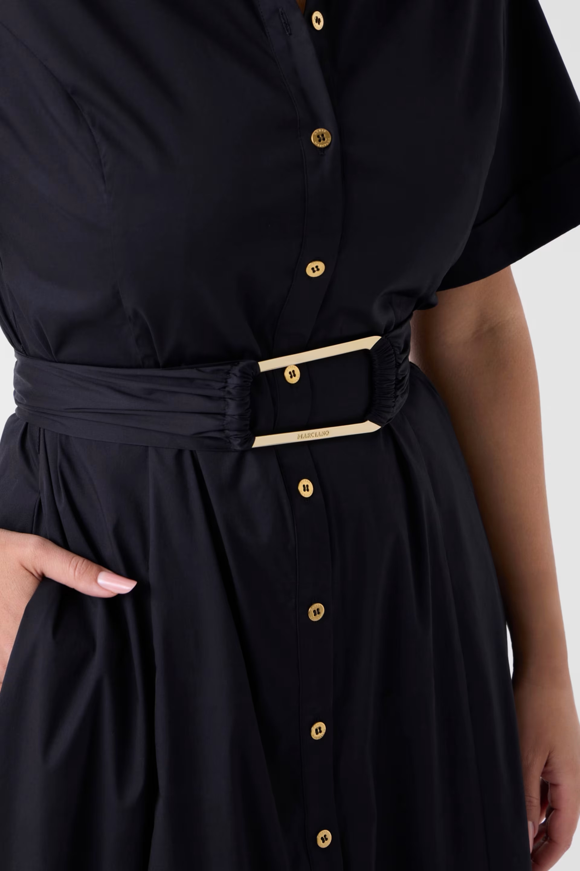 Vestido ULLA com Cinto  Preto - Guess Marciano 4