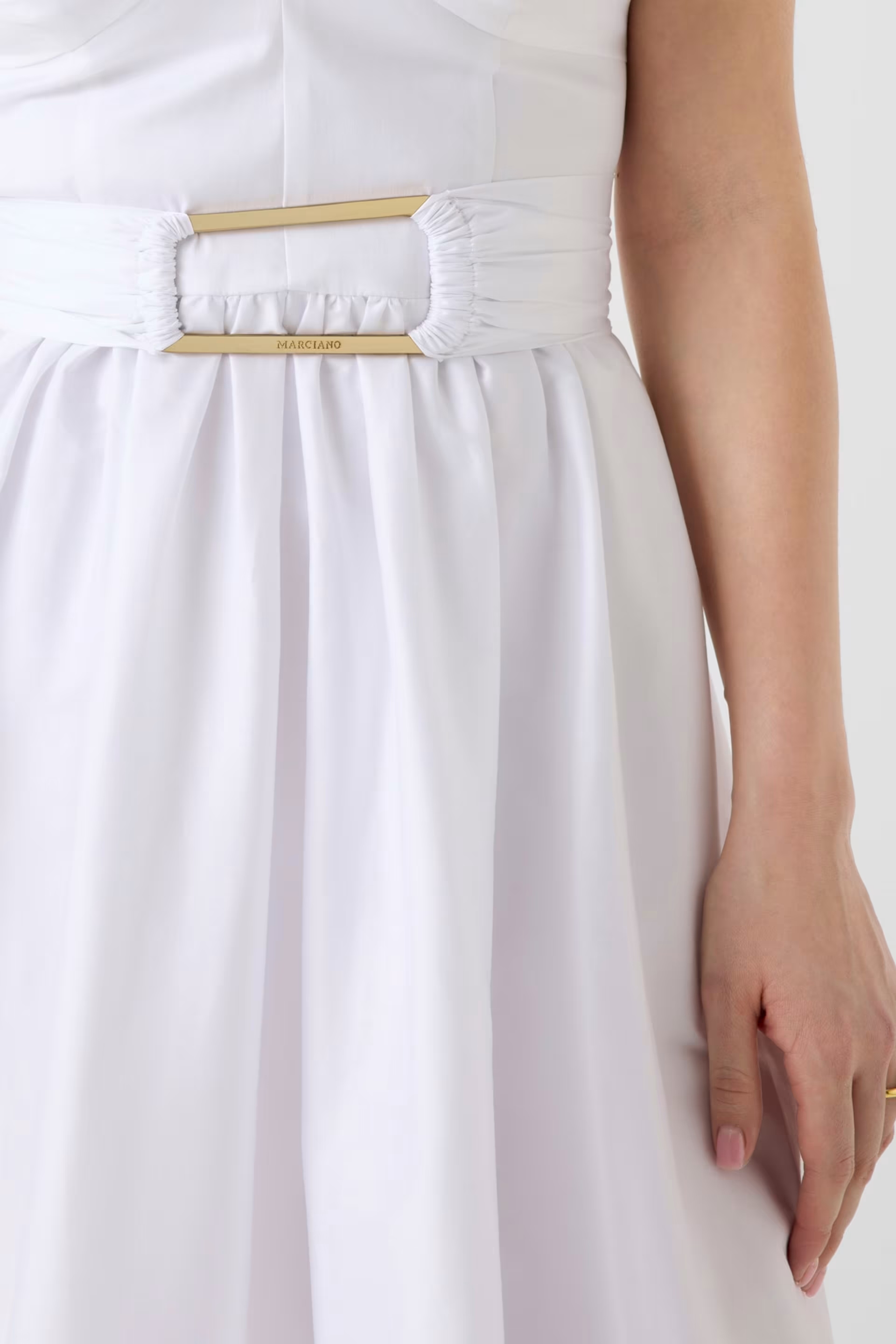 Vestido Midi Alças ULLA Branco - Guess Marciano  5