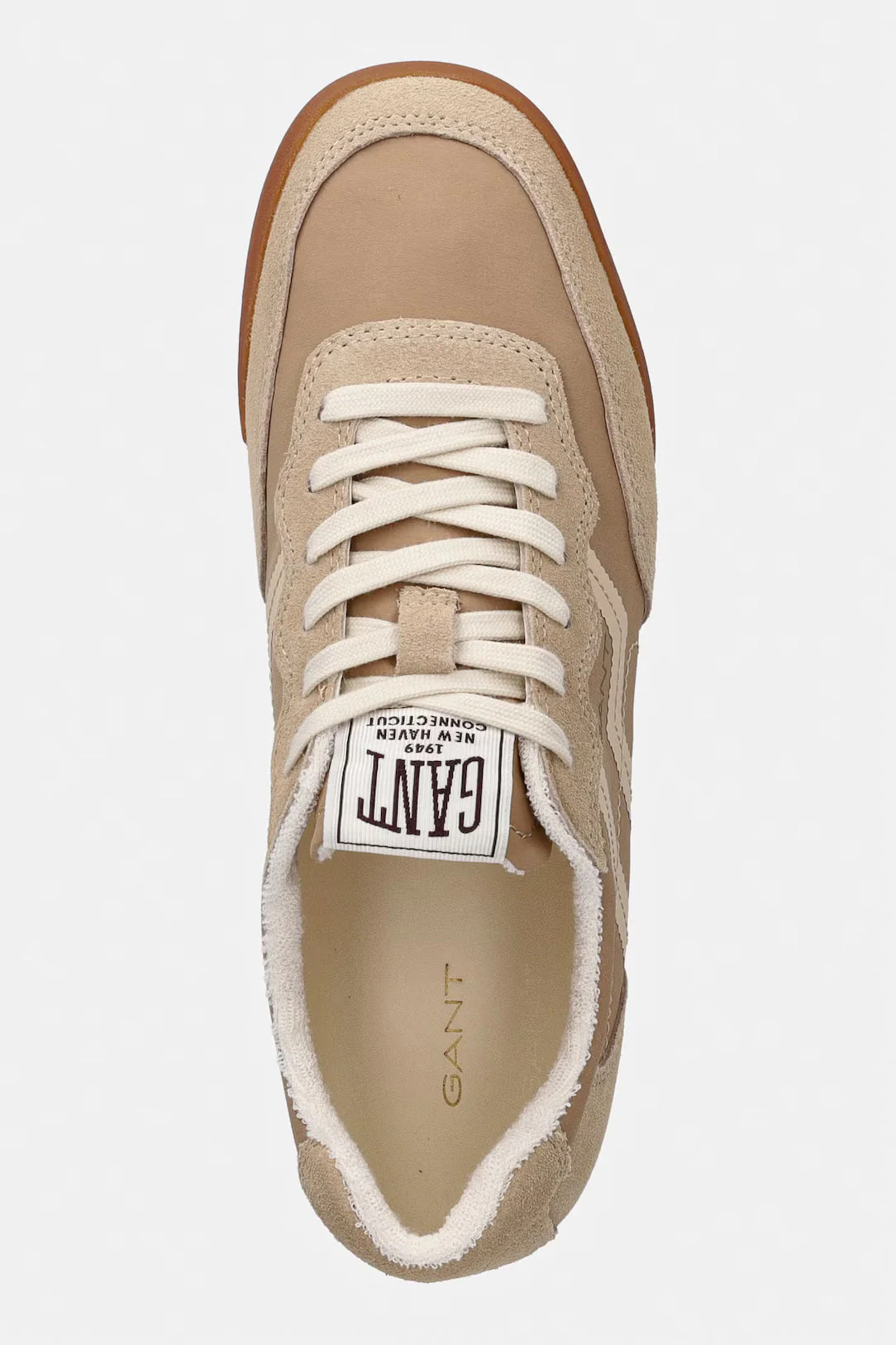 Chinelo em Pele Sunlaz Bege - Gant 2