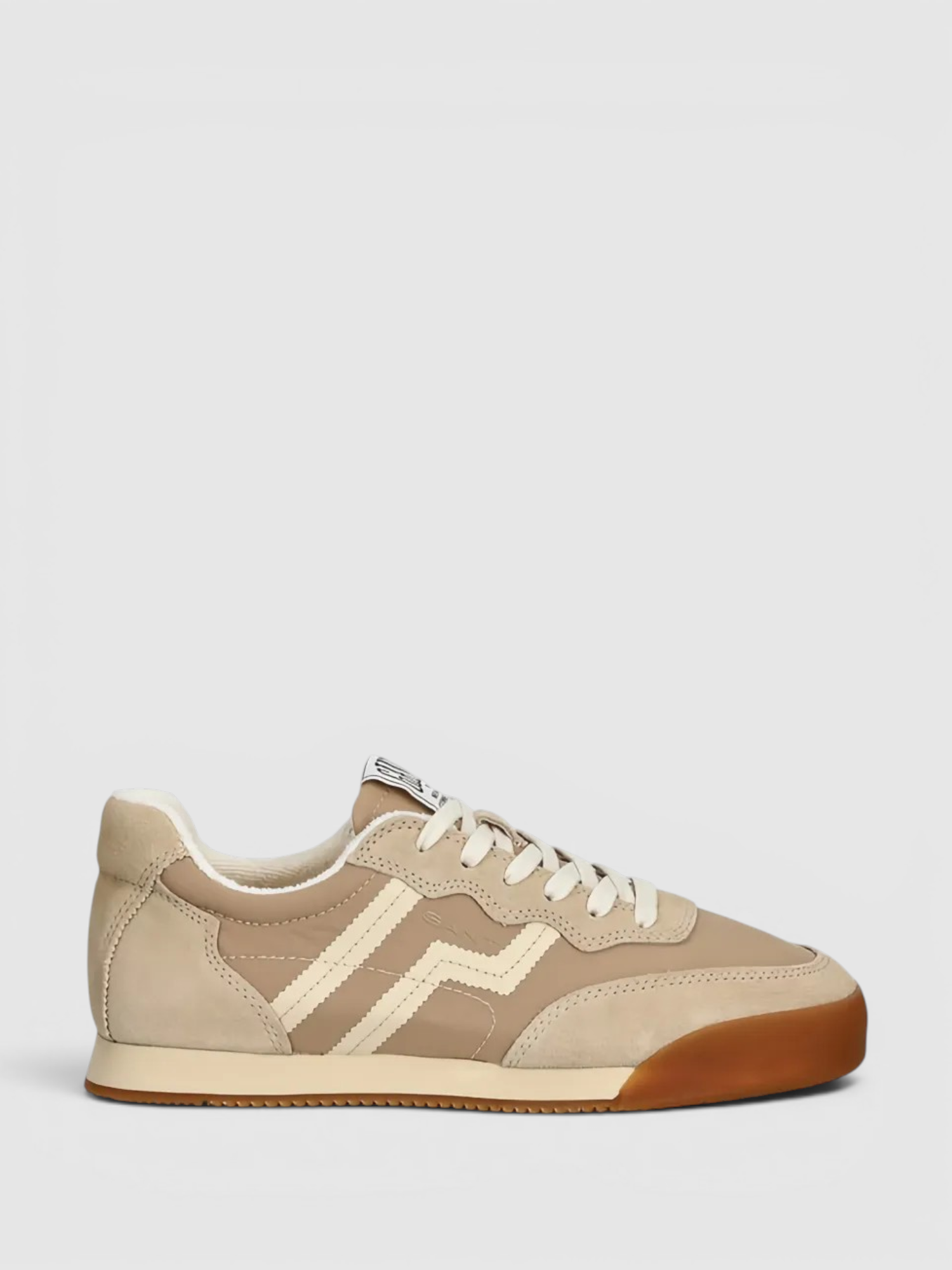 Chinelo em Pele Sunlaz Bege - Gant 1