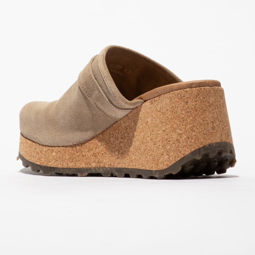 Soca de Cunha Pele DERT Bege - Fly London 3