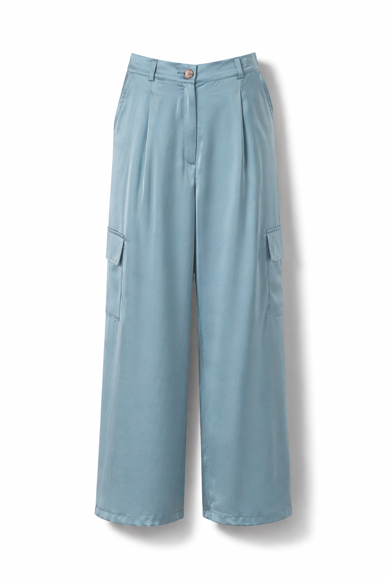 Calças Cargo Acetinadas Azul - SAHOCO  6